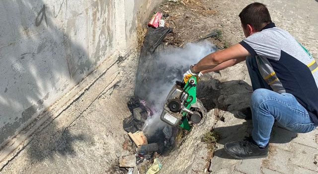 Osmaniye’de Sinek İlaçlama Çalışmaları Devam Ediyor