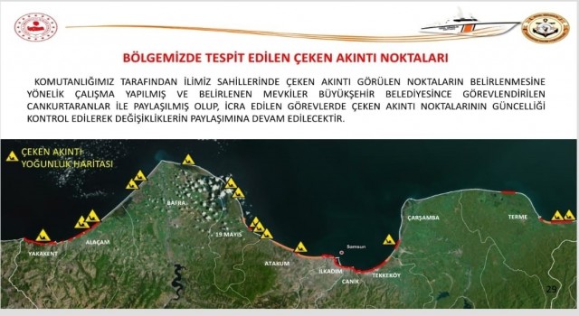 Samsunda yüzme alanları ile tehlikeli ve yasak alanlar belirlendi