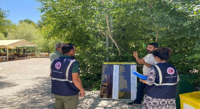 Tuncelide, kurallara uymayan işletmelere ceza kesildi