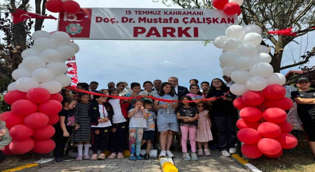 15 Temmuz kahramanının adı, Mengende çocuk parkına verildi