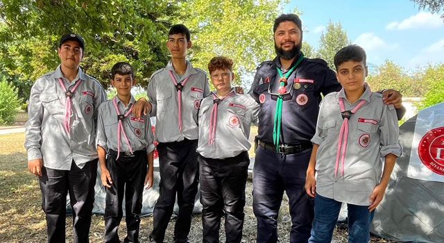 Adana’da Genç İzciler Kampta Buluştu
