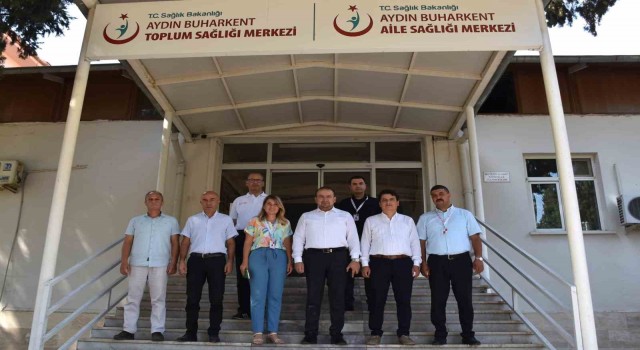 Aydın İl Sağlık Müdürü Şenkul Buharkentteki sağlık çalışmalarını yerinde inceledi