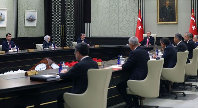 Beştepe'de Kabine Toplantısı Başladı