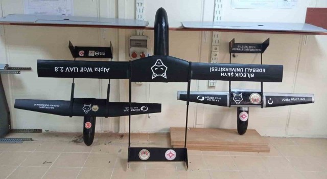 BŞEÜde geliştirilen ‘Alfa Kurt isimli kamikaze drone görücüye çıktı