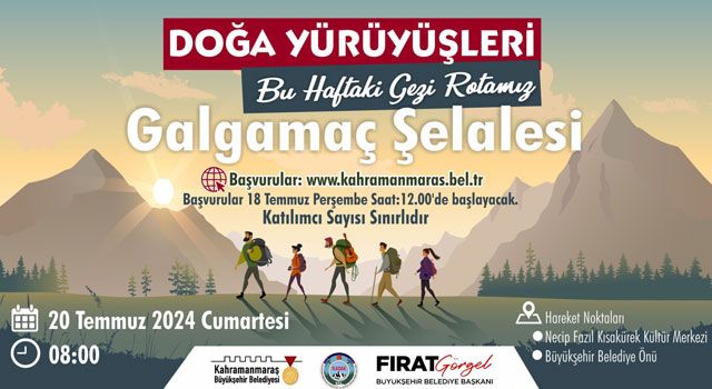 Galgamaç Şelalesi'nde Doğa Yürüyüşü