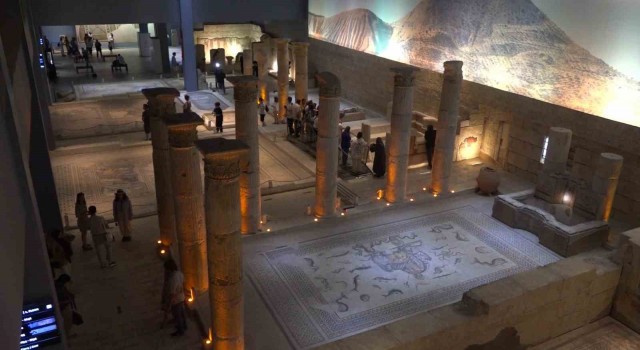 Gaziantep Zeugma Mozaik Müzesine yılık ilk 7 ayında ziyaretçi akını