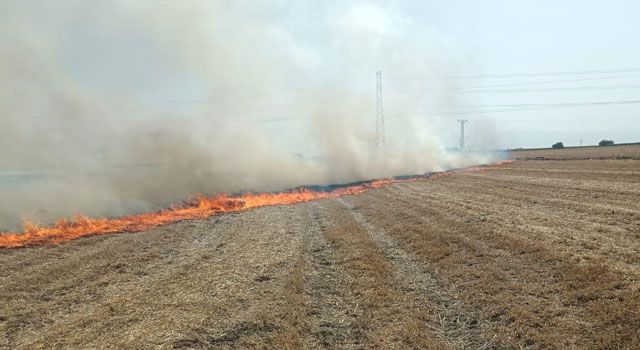 Hatay Büyükşehir Belediyesi'nden Çiftçilere ve Vatandaşlara Anız Uyarısı