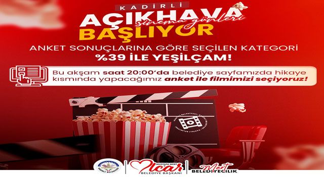 İlçede Yeşilçam Rüzgarı Esecek