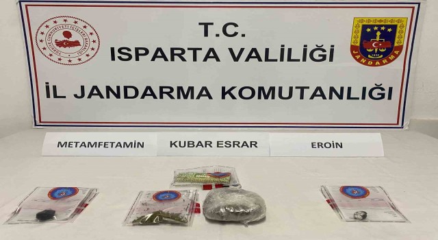 Ispartada araçta uyuşturucu ele geçirildi