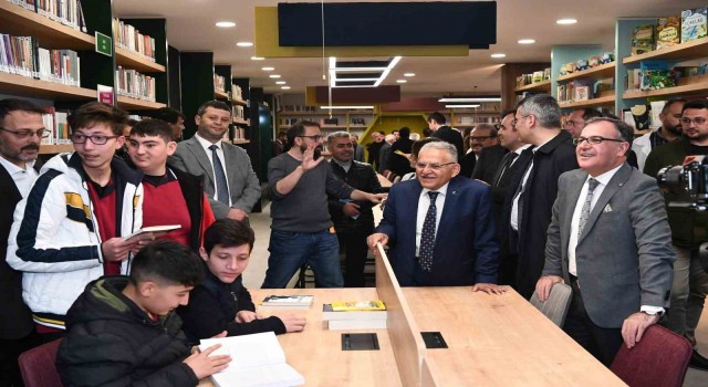 Kütüphaneler şehri Kayserinin mimarı büyükşehrin 13 kütüphanesi, 6 ayda 819 bin ziyaretçi ağırladı