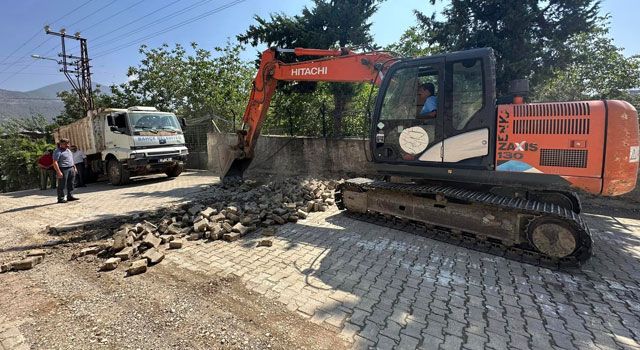 O İlçede Altyapı Çalışmalarına Hız Verildi