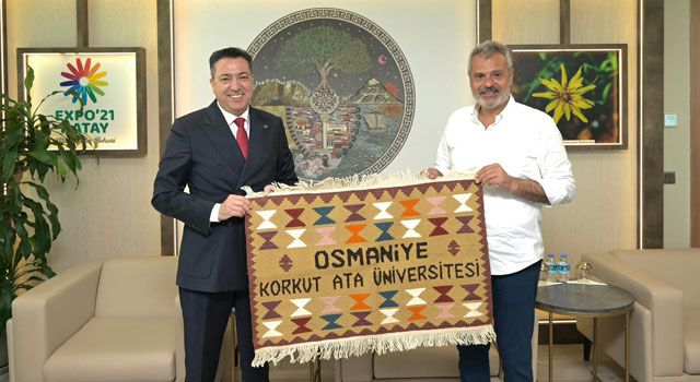 OKÜ Rektörü Uzun, Hatay’da Temaslarda Bulundu