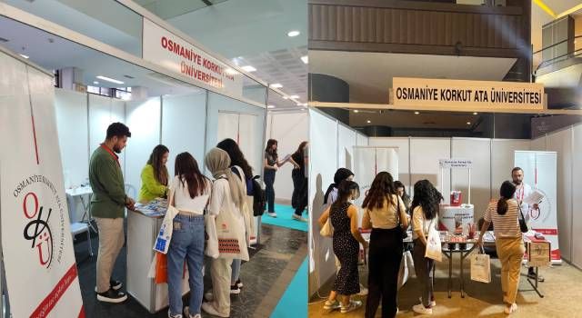 OKÜ Üniversite Tercih Fuarlarında Aday Öğrencilerle Buluştu