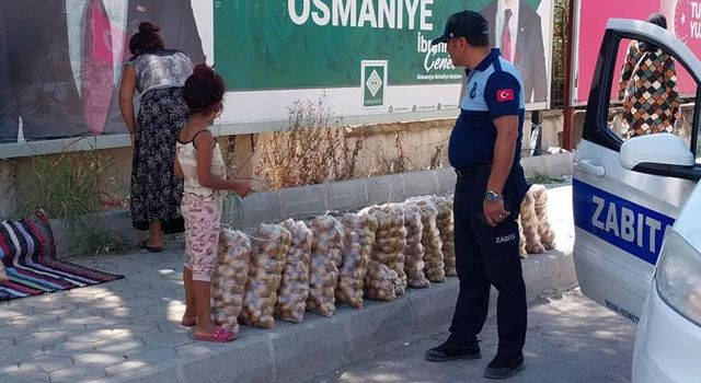 Osmaniye Zabıtasından Kaldırım Denetimi