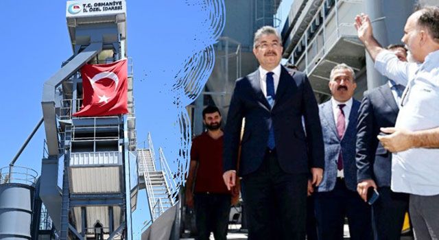 Osmaniye'de Asfalt Plenti Hizmete Giriyor