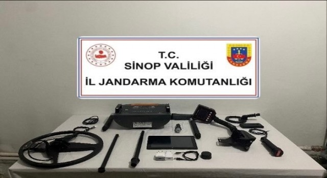 Sinopta izinsiz kazıya suçüstü