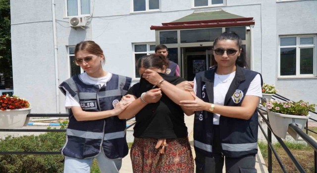 Suç makinesi kadın hırsız Yalovada yakalandı