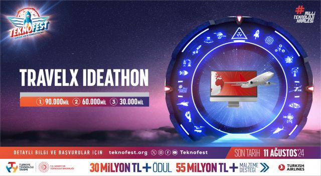 Teknofest 2024 TravelX Ideathon Yarışması: Son başvuru 11 Ağustos