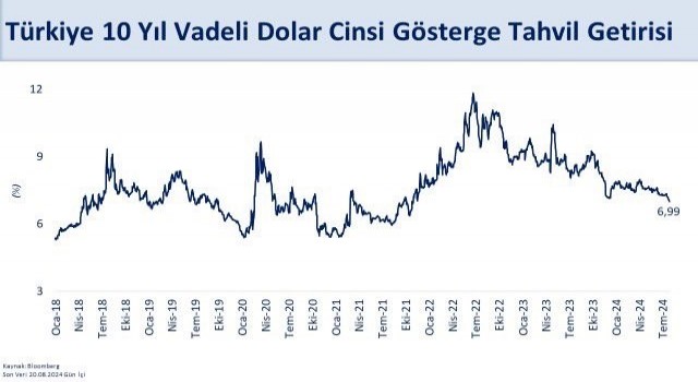 Bakan Şimşek: “10 yıl vadeli ABD Doları gösterge tahvilimizin getirisi yüzde 7nin altına indi”