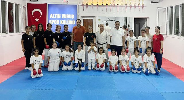 Başkan Özgün'den Altın Vuruş Karate Spor Kulübü’ne Ziyaret