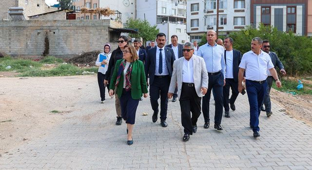 Başkan Şahin, Oğuzeli'nde İncelemelerde Bulundu