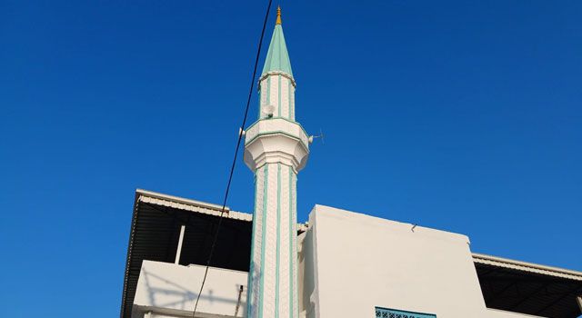 Cumhuriyet Camii’nin Minaresi Yeniden İnşa Edildi