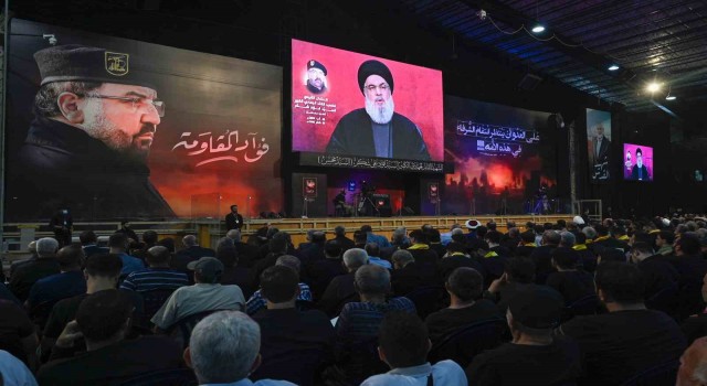 Hizbullah Lideri Nasrallah: İsrail tehlikesiyle başımızı kuma gömerek yüzleşemeyiz, çünkü düşmanın kırmızı çizgileri yok