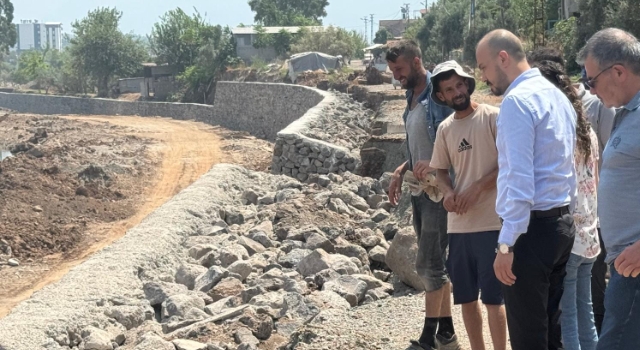 İller Bankası Yetkilileri Karaçay Dere Islahı Çalışmalarını Yerinde İnceledi