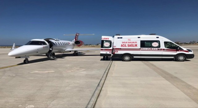 Kalp hastası 3 günlük bebek uçak ambulansla İstanbula sevk edildi