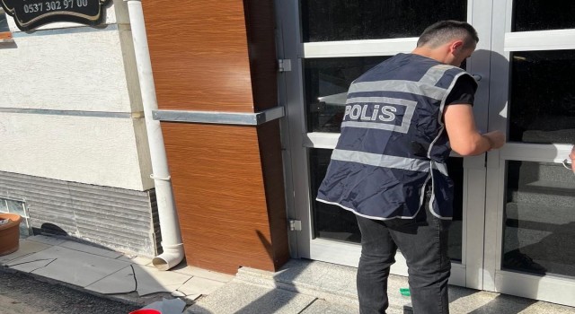 Kütahyada fuhuş yapılan apart süit mühürlendi
