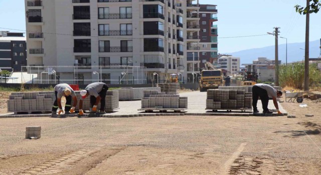 Nazillide ikinci etap yol çalışmaları başladı