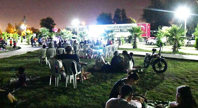 Osmaniye Belediyesi'nden Açık Hava Sinema Keyfi