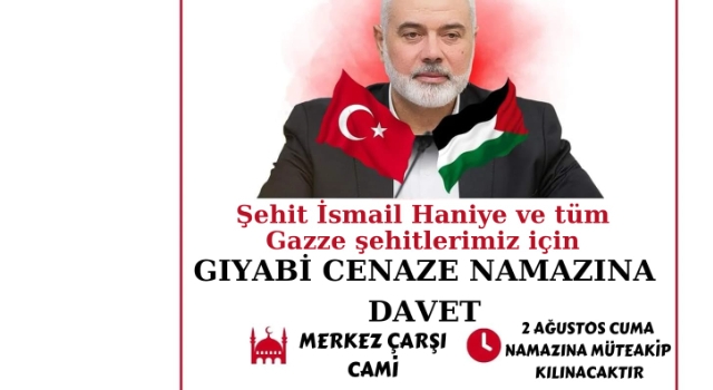 Öldürülen Hamas Lideri İçin Toprakkale'de Gıyabi Cenaze Namazı