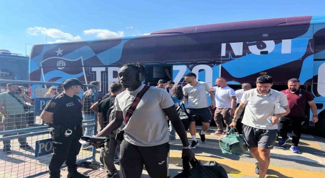 Trabzonspor, St. Gallen maçı için İsviçreye gitti