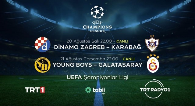 UEFA Şampiyonlar Ligi Play-Off heyecanı TRTde yaşanacak