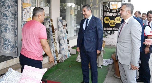 Vali Yılmaz Esnaf Ziyaretinde: "Her Zaman Vatandaşlarımızın Yanındayız"