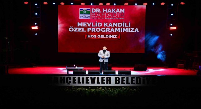 Bahçelievlerde Mevlid Kandili Özel Programı düzenlendi