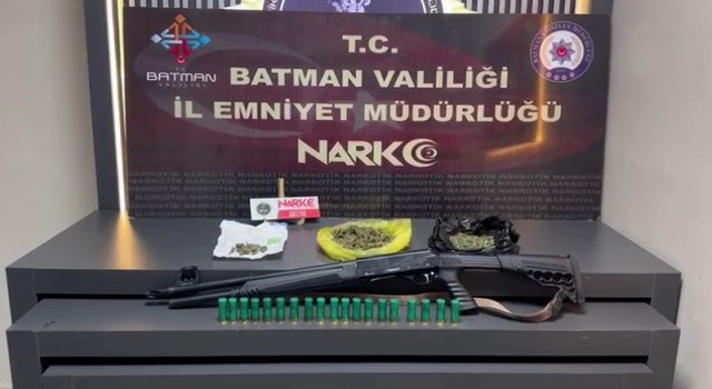Batmanda suç makinesi silahla yakalandı