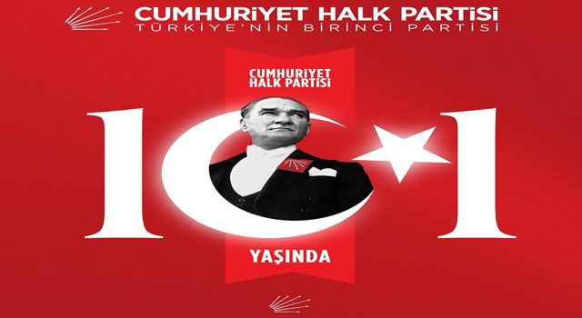CHP Osmaniye’den, 101. Yılı Mesajı