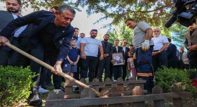 CHPnin kedisi Şero Genel Merkez bahçesine defnedildi