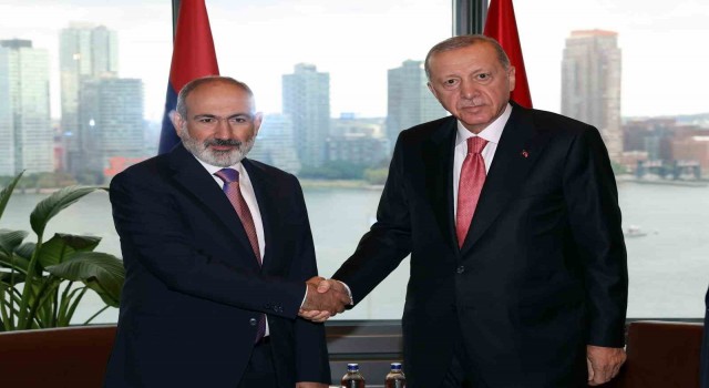 Cumhurbaşkanı Erdoğan, Ermenistan Başbakanı Paşinyanı kabul etti