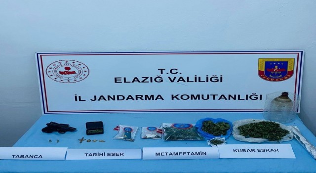 Elazığ uyuşturucuyla mücadele: 1 gözaltı