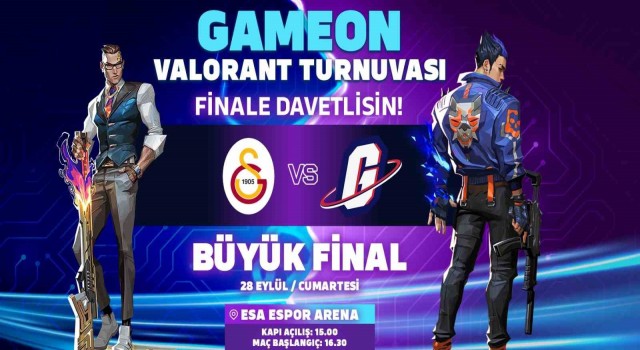 Galatasaray Espor - Galakticos GAMEON VALORANT Turnuvasında karşı karşıya gelecek