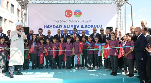 Kahramanmaraş'ta Haydar Aliyev İlkokulu Açıldı