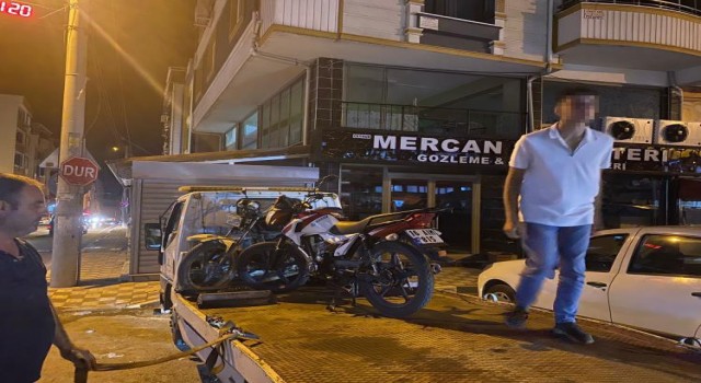 Karacabeyde motosikletlere 1 günde 448 bin 197 TL ceza