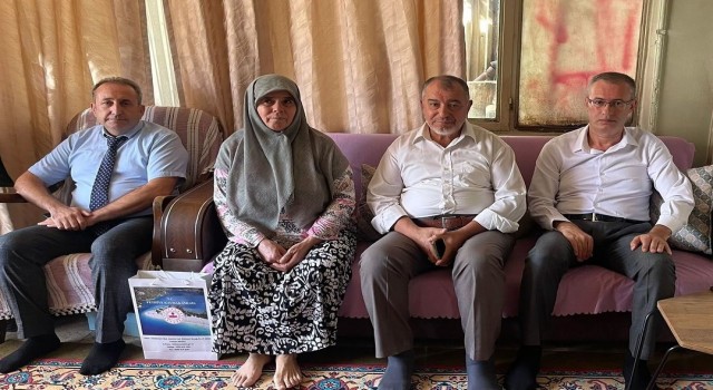 Kaymakam Ertaş, gazilerle bir araya geldi