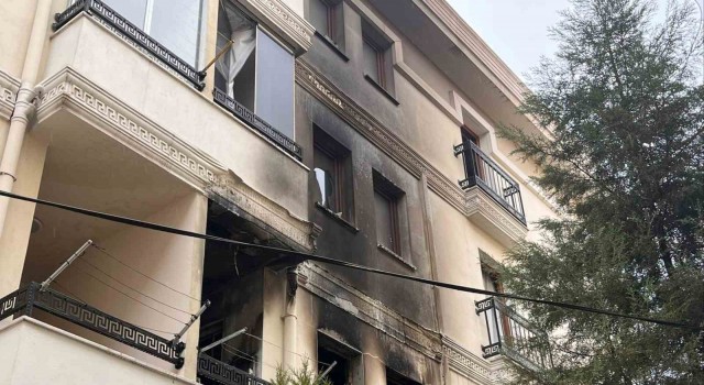 Milasta ev yangını