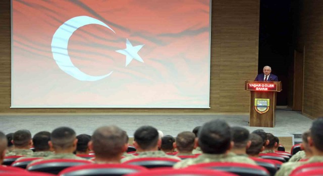 Milli Savunma Bakanı Güler: “Terör örgütünün belini kırdık. Son çırpınışlarını veren teröristlerin başı, tereddütsüz bir şekilde ezilecektir”