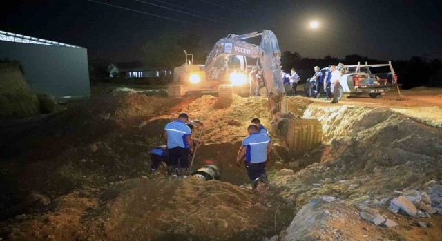 MUSKİ Menteşede su kesintisi yaşatmadı