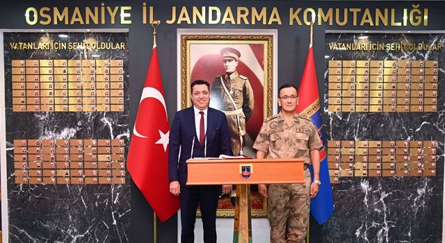 OKÜ Rektöründen Yeni İl Jandarma Komutanına Ziyaret